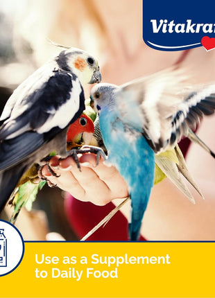 Vitakraft VitaSmart Egg Food for Birds - Daily Supplement for Parrots, Parakeets, Cockatiels, and Canaries - Bird Calcium Supplement 1.1 Pound (Pack of 1)