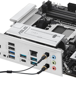 ASUS B650E MAX Gaming WiFi AMD B650 ATX Motherboard, DDR5, PCIe 5.0 Ready, 3X M.2 Slots, Wi-Fi 6E, Realtek 2.5Gb Ethernet, DisplayPort, HDMITM, USB 10Gbps Type-A & Type-C®, BIOS FlashbackTM, Aura Sync