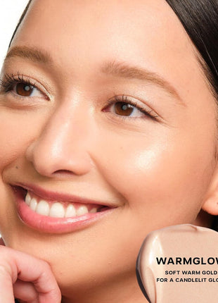 Saie Glowy Super Gel Mini Duo - Includes Warmglow + Sunglow Lightweight Illuminator for Glowing Skin, Wear Alone or Under Makeup (2 Products, 0.5 oz Each)