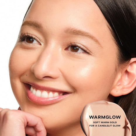 Saie Glowy Super Gel Mini Duo - Includes Warmglow + Sunglow Lightweight Illuminator for Glowing Skin, Wear Alone or Under Makeup (2 Products, 0.5 oz Each)