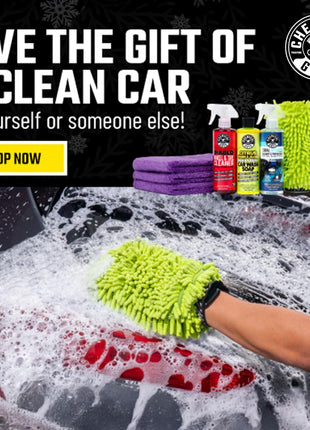 Chemical Guys Car Cleaning Kit - With Car Wash Soap, Wheel Cleaner, Total Interior, Car Wash Mitt - Interior and Exterior Wash Kit With Vehicle Cleaning and Detailing Accessories - 7 Item Kit