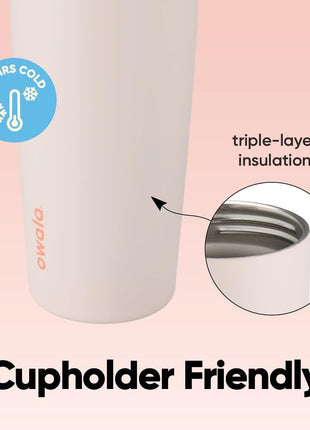 Owala FreeSip Sway - Stainless Steel-40-oz.-Orange/Tan(Sparkling Sherbet)