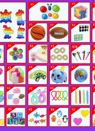 1000 Pcs Party Favors for Kids, Fidget Toys Bulk, Birthday Gift Toys, Fidgets Stocking Stuffers, Treasure Box Birthday Party, Goodie Bag Stuffers, Carnival Prizes, Pinata Filler Stuffers for Classroom