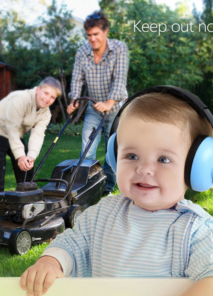 Baby Ear Protection Noise Cancelling Headphones for Babies for 3 Months to 3 Years (Blue)