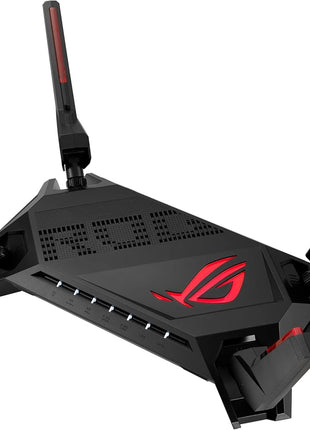 ASUS ROG Rapture WiFi 6 AX Gaming Router (GT-AX6000) Dual 2.5G WAN/LAN Ports, Quad-Core 2.0Ghz CPU, WAN Aggregation, AiMesh Compatible, Lifetime Internet Security, Instant Guard, Aura RGB