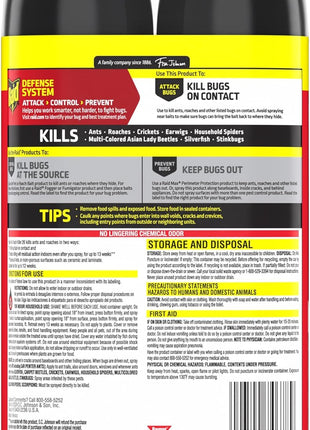 Raid Ant & Roach Killer 26, Fragrance Free Bug Killer for Home Use, Kills Bugs on Contact, 17.5 Oz, 2 Count