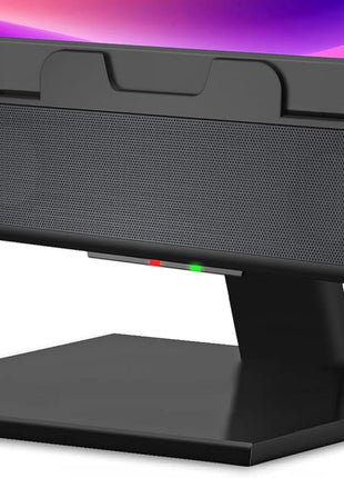 Cyber Acoustics USB Speaker Bar (CA-2890) – Stereo USB Powered Speaker, Easily Clamps to Monitor, Convenient Controls