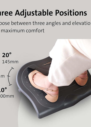 Kensington SoleSaver Adjustable Footrest (K56152US) Gray