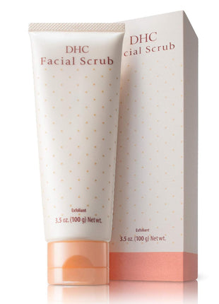 DHC Facial Scrub, Gentle Apricot Facial Exfoliator, Microbead-Free, 3.5 oz | Creamy Exfoliating Scrub with Finely Milled Apricot Gently Removes Dead Skin Cells, Brightens and Smoothes Uneven Texture