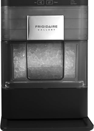 FRIGIDAIRE Gallery Countertop Crunchy Chewable Nugget Ice Maker, 44lbs per Day, Auto Self Cleaning, 2.0 Gen, Black