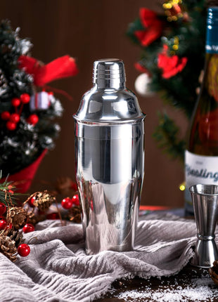 LUCKYGOOBO Cocktail Shaker,24oz Martini Shaker,Drink Shaker Mixer | Built-in Strainer,Professional Stainless Steel Margarita Mixer,Bartender Kit Gifts.