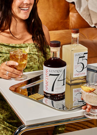 SPIRITLESS Kentucky 74 Non-Alcoholic Bourbon Whiskey, 700ml Bottle | Beautifully Distilled, Non-Alcoholic Spirit for Bourbon Cocktails