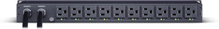 CyberPower PDU44001 Switched ATS PDU | 100-120V, 15A (Derated to 12A), 10 Outlets, 1U Rackmount