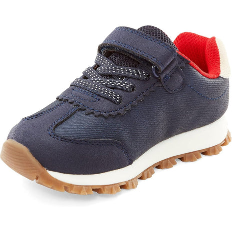 Simple Joys by Carter's Kids Bailey Athletic Sneaker Running Shoe, Navy, 8 US Unisex Toddler