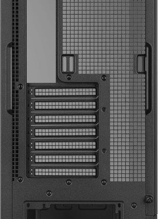 ASUS A31 Black ATX Mid-Tower Gaming Case, Dual Tempered Glass, Frameless, BTF Hidden Connectors, 360 AIO Support, Angled Base, ARGB, Optimized Airflow, Seamless Cable Management, 2 Year Warranty