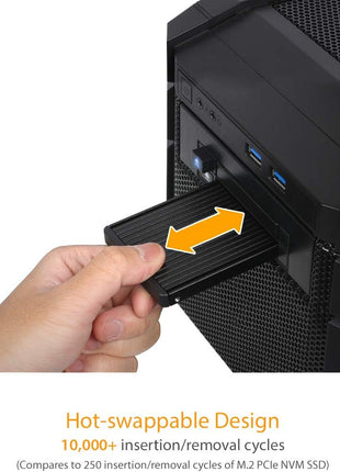 ICY DOCK M.2 PCIe 3.0/4.0 NVMe SSD to 2.5" U.2 SSD Converter / Mounting Adapter with Heatsink | EZConvert MB705M2P-B