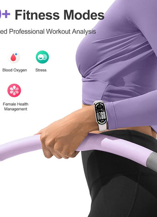 Xiaomi Mi Smart Band 10(2025) - Ceramic Edition - 1.72inch AMOLED Display | 21 Days Battery Life | Touchscreen, Multi-Sport Tracker, Activity Tracker, Heart Rate Monitor | BT5.4 - Pearl White