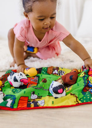Melissa and Doug MD9216 Take-Along Farm Play Mat, Mutlicolored, 15L x 11W x 3.5H in.