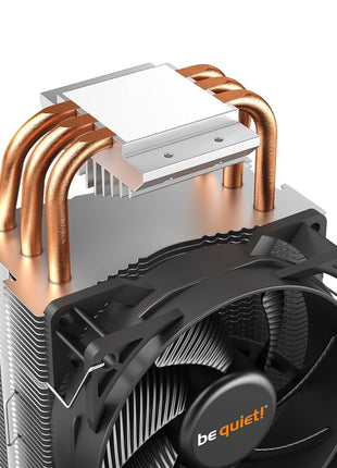 be quiet! Pure Rock Slim 2 130W TDP CPU Cooler | Intel1700 1200 1150 1151 1155 | AMD4 AMD5 | Silver | BK030