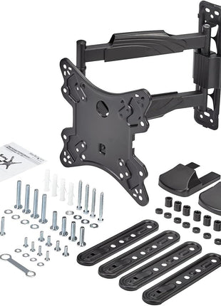 StarTech.com Full Motion TV Wall Mount - 32-55 inch (77lb/35kg) VESA Displays - Low Profile Universal Flat Screen TV Wall Mount - Heavy Duty Adjustable Tilt/Swivel Articulating Arm Bracket (FPWARTB1M)