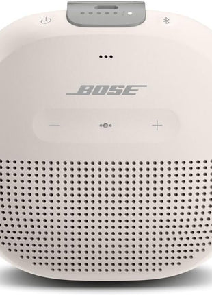 Bose SoundLink Micro Bluetooth Speaker: Small Portable Waterproof Speaker with Microphone, White Smoke
