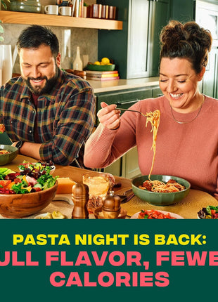 Carbe Diem!, Spaghetti, Lower Net Carb Pasta with Traditional Flavor & Texture, 8 grams of Protein, 55% Fewer Net Carbs & Only 110 Calories Per Serving, Pack of 3