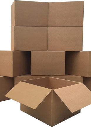 uBoxes Large Moving Boxes 20 inch x 20 inch x 15 inch (Pack of 12)