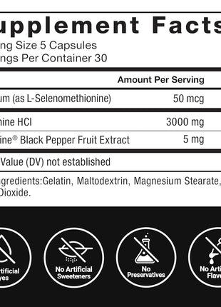 Force Factor L-Arginine 3000mg, Nitric Oxide Supplement, 150 Capsules | Support Stronger Blood Flow, Circulation, Nutrient Delivery & Pumps, L-Arginine with BioPerine for Superior Absorption