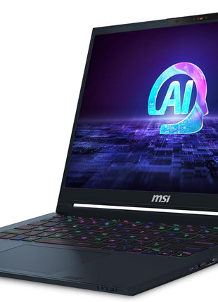 msi Stealth 14 AI Studio 14 inch 165Hz FHD+ Gaming Laptop: Intel Core Ultra 9-185H, NVIDIA Geforce RTX 4060, 32GB DDR5, 1TB NVMe SSD, Thunderbolt 4, Win 11 Pro: Star Blue A1VFG-091US