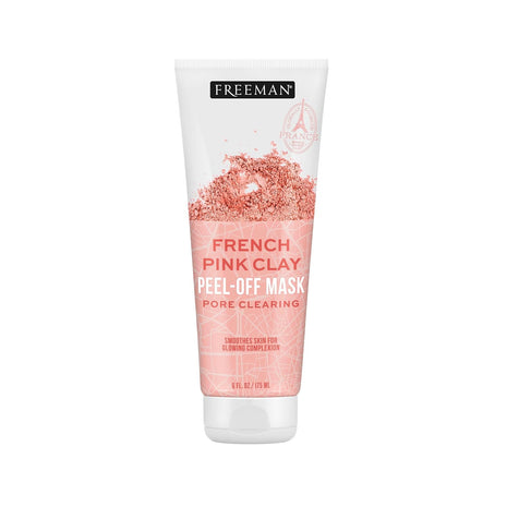 Freeman Exotic Blends French Pink Clay Peel Off Face Mask, 6 fl oz