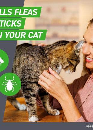 FRONTLINE Plus Flea and Tick Treatment for Cats Over 1.5 lbs. 3 Treatments