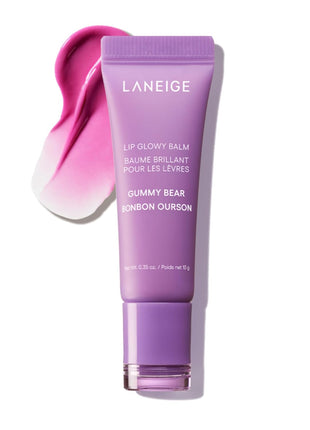 LANEIGE Lip Glowy Balm: Sheer Tinted Lip Treatment Balm Tube with Shea & Murumuru Butters for Hydrating, Moisturizing, Glossy, Non-Sticky Shine, Berry | Korean Skin Care