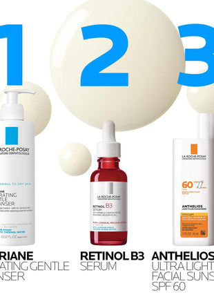 La Roche-Posay Retinol Face Serum with Niacinamide & Hyaluronic Acid, 1oz