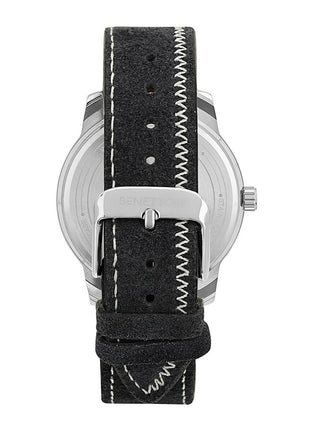 United Colors of Benetton Iconic Analog Watch for Man with Blue Round Dial & Blue Leather Strap Band Water Resistant Men's Wrist Watches - UWUCG2001
