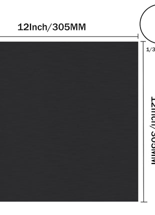 2Pack Anodized Aluminum Sheet 6 x 12 x 1/32(0.0315") Inch Black Anodized Aluminum Metal Plates Engraving Blanks for Laser Engraving, DIY, 0.8MM Thin Decorative Aluminum Metal Sheets for Crafting