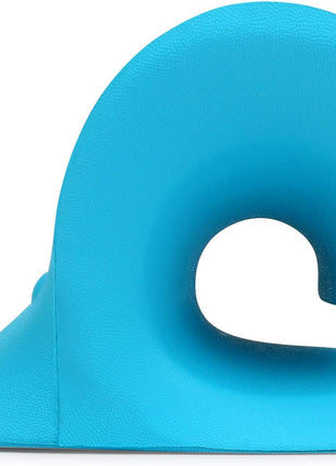 RESTCLOUD Neck and Shoulder Relaxer, Cervical Traction Device for TMJ Pain Relief and Cervical Spine Alignment, Chiropractic Pillow Neck Stretcher (Blue)