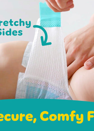 Pampers Diapers - Baby Dry - Size 1, 120 Count, Absorbent Disposable Infant Diaper (Packaging May Vary)