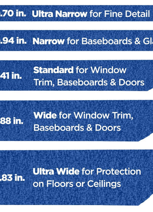 ScotchBlue Original Multi-Surface Painters Tape, 1 Inch Wide (0.94 in. x 60 Yds), 1 Roll, Blue Paint Tape Protects Surfaces and Removes Easily, Masking Tapes for Indoor and Outdoor Use (2090-24NC)