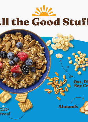 Catalina Crunch Protein Granola - Low Sugar Breakfast Cereal with 13g of Protein - Gluten Free, Keto Friendly - Vanilla Almond - 8 oz. Bag (Pack of 1)