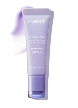 LANEIGE Lip Glowy Balm: Sheer Tinted Lip Treatment Balm Tube with Shea & Murumuru Butters for Hydrating, Moisturizing, Glossy, Non-Sticky Shine, Berry | Korean Skin Care