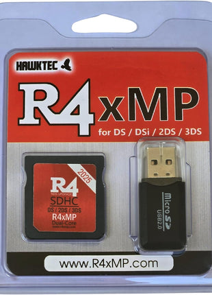R4 2026 R4xMP SDHC Dual Core Update Adapter Memory Card for NDS DS DSI 2DS 3DS New 2DS New 3DS XL, No Timebomb