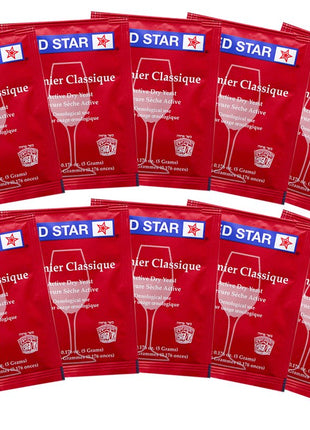 Wine Yeast Red Star Premier Classique Formerly Montrachet For Wine Making x10