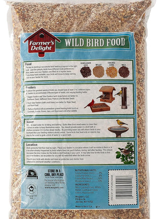 Wagner's 53002 Farmer's Delight Wild Bird Food with Cherry Flavor, 10 Pound Bag