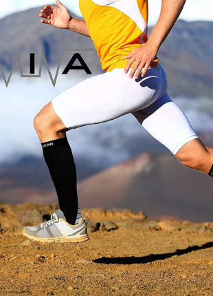 Physix Gear Compression Socks 20-30 mmHg - Men & Women - Running, Nurses, Shin Splints, Flight, Travel