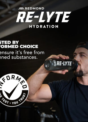 REDMOND Re-Lyte Electrolyte Powder, No Added Sugar (Strawberry Lemonade) | Hydration Powder