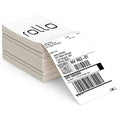 Rollo Direct Thermal Shipping Labels - Pack of 500 4x6 Thermal Labels Fanfold - Perforated and Strong Adhesive (Commercial Grade)