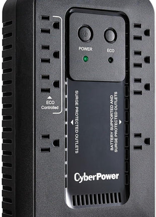 CyberPower EC550G Ecologic UPS Battery Backup and Surge Protector | Surge Protector, 550VA/330W, 8 Outlets, ECO Mode, UL Certified