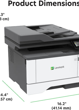 Lexmark MX331adn Black and White All-in-One Printer with Touchscreen, Laser Device with Optional Wireless Connection, Duplex Printing and Analogue Fax (3-Series) (29S0150) (1) (1)