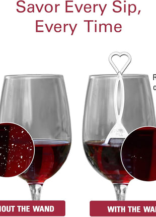 PureWine The Wand Wine Purifier, Removes Histamines & Sulfites - 8 Wands | Wine Wand Filters Before You Drink; Remove Sulfites & Histamines; Helps Wine Allergies & Headaches. Purifies 3 glasses/wand