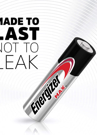 Energizer AA and AAA Batteries, 48 Count, Combo Pack Contains 24 Max Double A and 24 Max Triple A Batteries